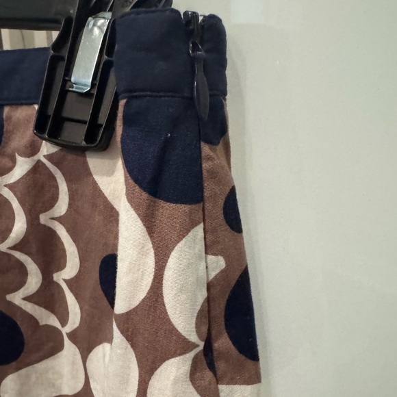 Boden Geometric Patterned Skirt Size 6R Cotton Mini European Heritage Classic - Picture 5 of 13